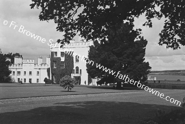 GLIN CASTLE  FROM LAWN SOUTH EAST